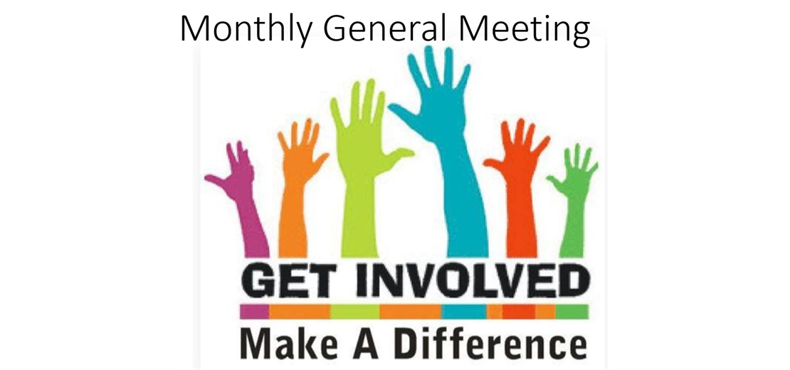 General Meeting for October- October 12