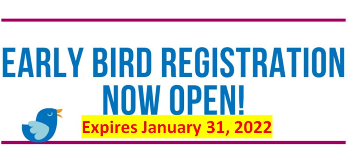Early Bird Registration is open for the 2022 Season! Expires 1/31/22