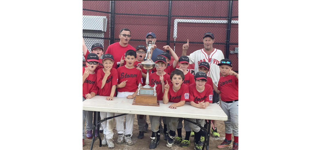 Storm win 2022 Minor Baseball City Championship!