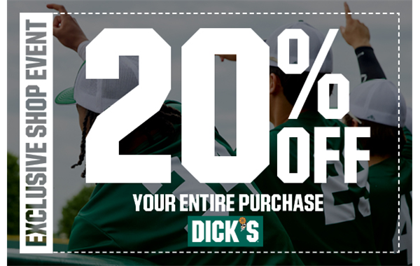 20% off at Dicks August 22-25!